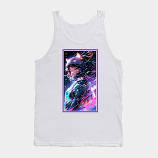 Anime Cat Girl | Quality Anime Artwork | Manga Anime Art Tank Top